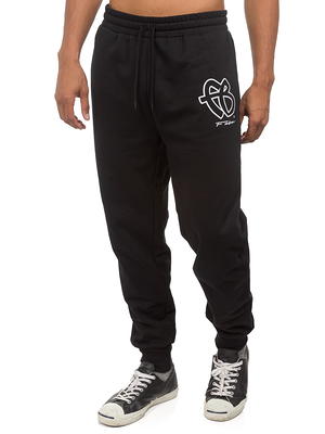 Women's Champion Powerblend Oversized Sweatpants, C Logo, 29 Pop