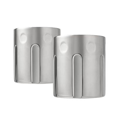 2 Metal Ice Cups & Bullet Chillers - Whiskey Bullets Stainless