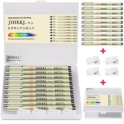 Drawing Pens 12-Pack, Art Pens Anime Pens Sketch Pens Precision Multiliner  Pens ink Pens Calligraphy Pens Design Pens Office School Supplies Drawing