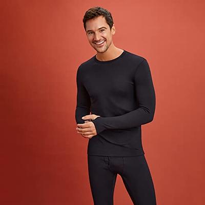 Cuddl Duds Thermal Underwear Long Johns for Men Fleece Lined Cold Weather Base  Layer Top and Leggings Bottom Winter Set - Graphite, Medium - Yahoo Shopping