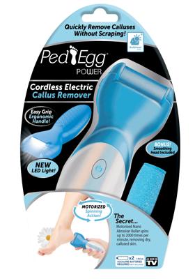 Pedi Vac by Ped Egg - Callus Remover for Feet with Built-in Vacuum Removes  Dead Skin from Feet with 2000 RPMs - Electric Callus Remover Sucks Up