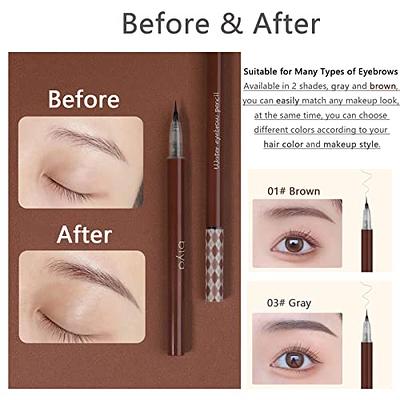  Eye Embrace Light Gray Eyebrow Pencils: Warm Betty & Cool  Helen 2 Pack Bundle - Waterproof, Double-Ended Automatic Angled Tip &  Spoolie Brush, Cruelty-Free : Beauty & Personal Care