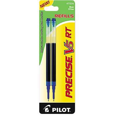 Pilot V5 RT Retractable Pens Extra Fine Point Blk Ink 26052 