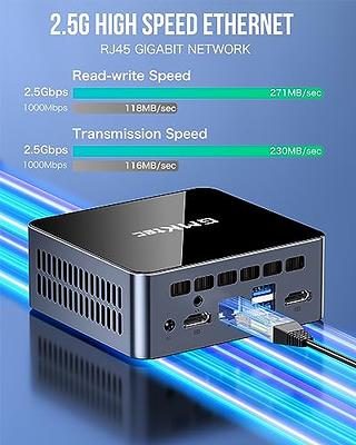 GMKtec Mini PC Windows 11 Pro Intel N95(Up to 3.4GHz), Desktop