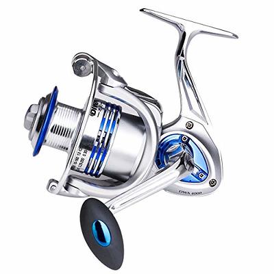 Diwa Spinning Fishing Reels for Saltwater Freshwater 3000 4000 5000 6000  7000 Spools Ultra Smooth Ultralight Powerful Trout Bass Carp Gear Stainless  Ball Bearings Metal Body Ice Fishing Reels(6000) - Yahoo Shopping