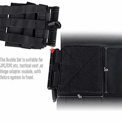  LIVANS Quick Release Buckle Set, Molle Side Belt