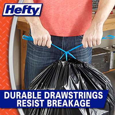 Hefty Strong Large Trash Bags, 30 Gallon, 56 Count