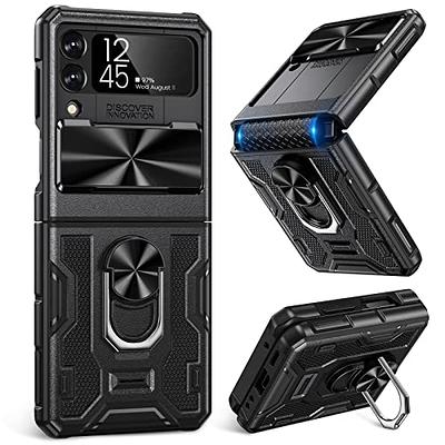  RAKKYO Galaxy Z Flip 5 Case with Hinge, Creativity Suitcase Case  with Ring, Screen Protector, Supports Wireless Charging for Samsung Galaxy  Z Flip 5 5G (5) : Cell Phones & Accessories