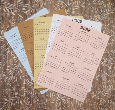 2024 mini calendar stickers for bullet journal and planner