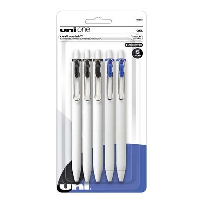 Sharpie S Gel Pens Fine Point 0.5 mm BlackBlue Barrel Blue Ink Pack Of 12  Pens - Office Depot
