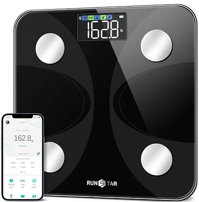 Scale for Body Weight and Fat Percentage, RunSTAR Ultra-Precision Digital  Accurate Bathroom Smart Scale with Large Display,13 Body Composition  Analyzer Sync App Weight Scale BMI Health Monitor - Yahoo Shopping