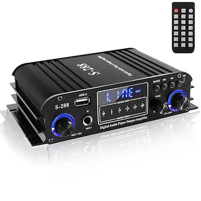 Amplificateur hifi stéréo 2x 50w avec écran lcd - usb mp3 sd