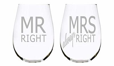 Personalized Stemless White Wine Glasses, Set of 4 - Yahoo Shopping