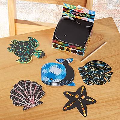 Melissa & Doug Scratch Art Ocean Mini Notes (125) With Wooden Stylus -  Color Scratch Art Mini Notes, Party Favors, Stocking Stuffers, Arts And  Crafts For Kids - Yahoo Shopping