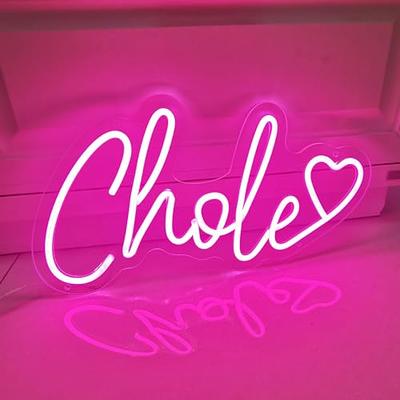 Custom Neon Signs Large Led Neon Lights Sign, Personalized Dimmable LED  Neon Signs for Family for Wall Decor Wedding Birthday Party Bedroom Bar  Shop Name Logo Lights (1 line (10in-20in)) - Yahoo