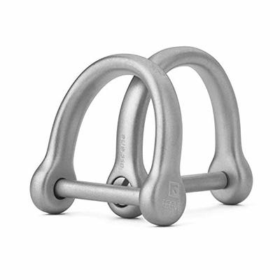 TISUR D-Rings with Screw Shackle Horseshoe U Shape Key Ring DIY