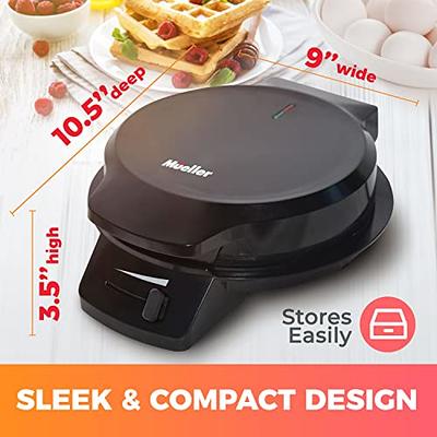 Mini Hearts Waffle Maker- Make 9 Heart Shaped Waffles or Pancakes w  Electric Nonstick Waffler Iron- Unique Breakfast for Loved Ones, Kids or  Adults