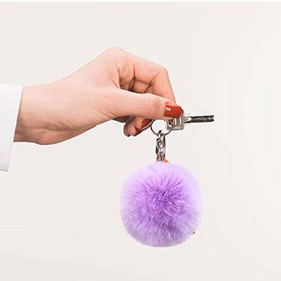 Real Fox Fur keychain Fur Ball Pom Pom Bag Charm Car Phone Bag Purse  Pendant