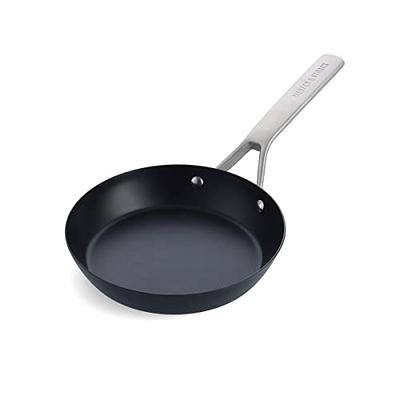 Merten & Storck Pre-Seasoned Carbon Steel Pro Induction 12 Frying Pan  Skillet, Oven Safe, Stainless Steel Handle, Black