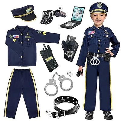 BEIKEETOO Police Costume for Kids, Exquisite Police Officer Costume for  Kids Christmas Costumes for Boys Girls, Dress Up Police Uniform Cop Costume  Role Play Outfits for Gift Birthday Career Day - Yahoo