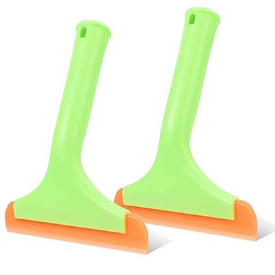 dovras 2 Pack Mini Sink Squeegee Silicone, Kitchen Water Squeegee Small  Countertop, Flex Window Mirror Wiper Counter Brush, Squeegee-Blue