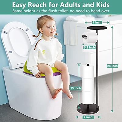 Toilet Paper Holder Stand Free Standing Toilet Paper Holder for Jumbo Mega  NEW