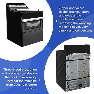 Washing Machine Cover Outdoor Top Load and Front Load Machine,Dryer Cover  With Zipper Design for Easy Use,Waterproof Dustproof and