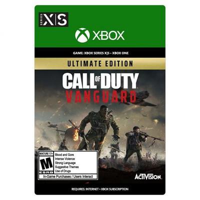 Call of Duty: Vanguard Ultimate Edition (Digital Download) - For Xbox One,  Xbox Series S, Xbox Series X - Strategy & Shooter Game - Rated M (Mature) -  Yahoo Shopping