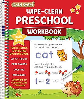 Preschool Learning Activities, Handwriting Practice for Kids, 42 Pages Dry  Erase Activity Book for Kids Age 3-5, Number Letter Tracing Learn to Write  Learning Toys, Educational Montessori Toys - Yahoo Shopping