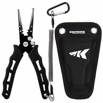  HZXINWANG Fishing Pliers, Aviation Aluminum Fishing Pliers  Line Cutters, De-Hookers, Fishing Tool Sets, Weaving Scissors, Saltwater  Resistant Fishing Gear