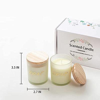  2 Pack Scented Candles Set for Women, Candles for Home