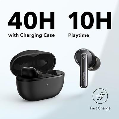 Black Wireless Bluetooth Noise Cancelling Earbud and In-Ear Earbuds