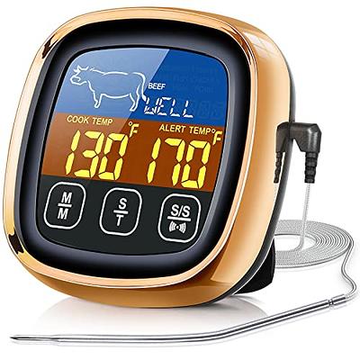 Alpha Grillers Food & Meat Thermometer for Oven w/Temperature Probe, L