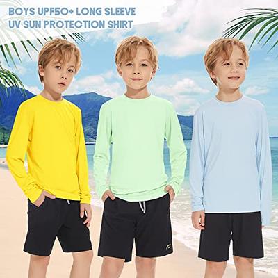 INGEAR Boys UPF 50+ Sun Protection UV Hoodie T-Shirt Long Sleeve