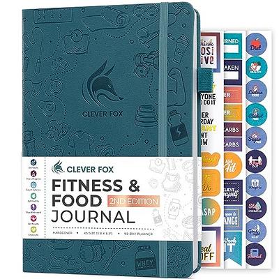 Fitness Journal Workout Planner Gym Notebook,Workout Tracker,Exercise Log-Book for Men Women Workout Accessories(Green)