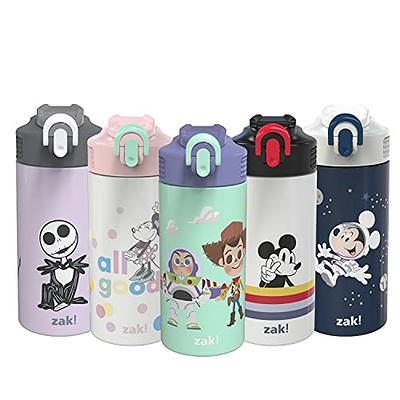 MICKEY MOUSE Insulated Water Bottle 14Oz w Straw Lid White Simple