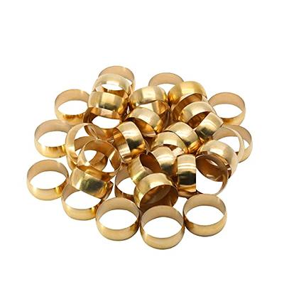 6.5mm Tube OD Brass Compression Sleeves Ferrules 20 Pack Brass Ferrule  Fittings