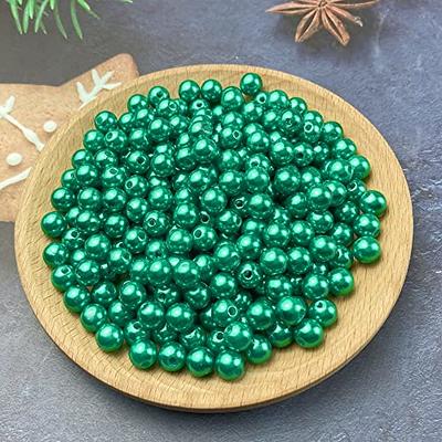 Boxed Diy Jewelry Decoration Beads, Resin Round Imitation Pearl