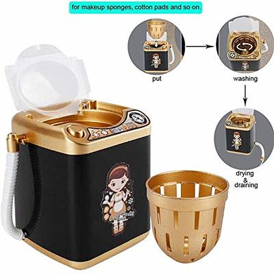 Makeup Brush Cleaner and Dryer Electronic Mini Washing Machine Automatic  Washing And Drying Makeup Brush Sponge Puff