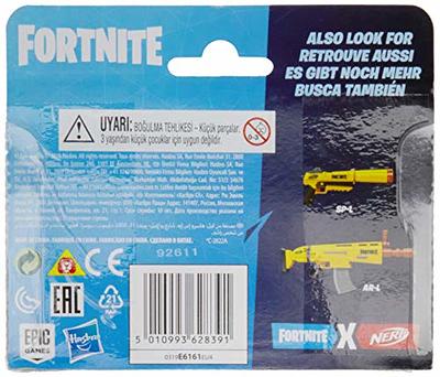  NERF Fortnite BASR-R Bolt Action Blaster - Includes 3 Bush  Targets, Removable Scope, Removable 6-Dart Clip, 6 Official Elite Darts  ( Exclusive) : Toys & Games