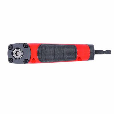 Right Angle Attachment Electric Screwdriver Repair 90 Degree Corner Device,  ABS Handle Screwdriver Socket Adapter Drill Bit Corner Adapter for 18v  Impact Driver and Drill Bit, (Size:13.5x3.5x2cm) - Yahoo Shopping