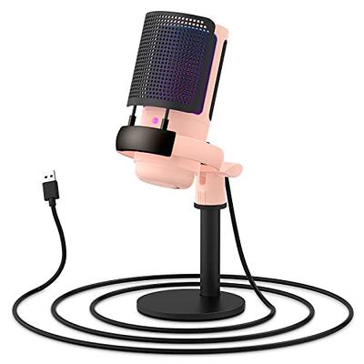 PROAR Microphone for Podcast, USB Microphone Kit for Phone,  PC/Micro/Mac/Android,Professional Plug&Play Studio Microphone with Stand  for Gaming