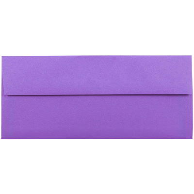 JAM Paper & Envelope No. 10 Envelopes, 4 1/8 x 9 1/2, Violet Purple, 500/Box  - Yahoo Shopping