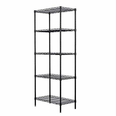 5-Shelf Adjustable, Heavy Duty Storage Shelving Unit