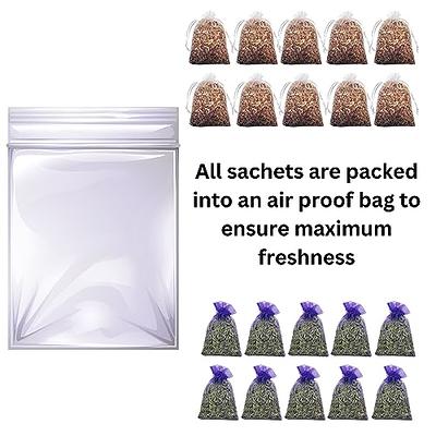 MYARO 12 Packs Scented Sachets for Drawer and Closet, Long-Lasting Sachets  Bags Home Fragrance Sachet 6 Scents Option- Lavender, Rose, Jasmine, Ocean