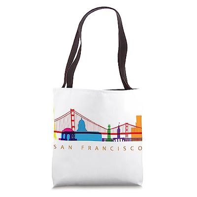 BWWKTOP San Francisco Canvas Tote Bag San Francisco Souvenirs