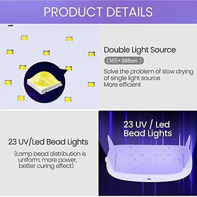 Hophine UV Light for Resin,36W Foldable UV Resin Light, Fast Curing &  Timing Function UV Lamp,Resin Supplies,UV Resin Kits for Resin Molds,  Jewelry