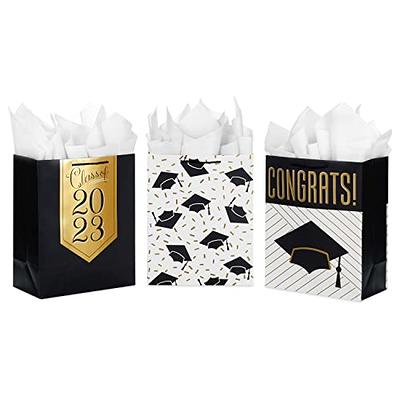 Hallmark 13 Large Graduation Gift Bags Assortment with Tissue