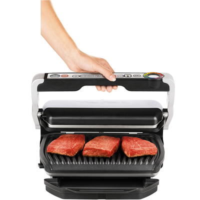 T-FAL 1800-Watt Stainless Steel Electric Grill in the Electric Grills  department at