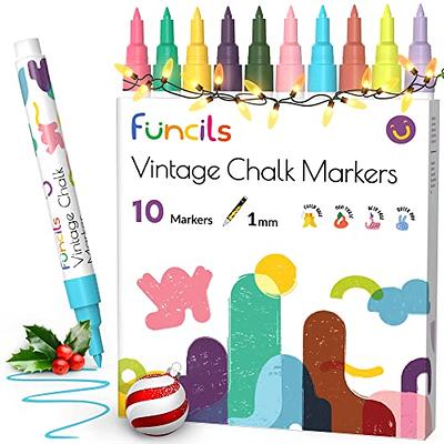 VILMA Liquid Chalk Markers Window Markers for Cars Glass pens Wet